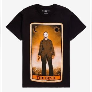Halloween Michael Myers The Devil Tarot Card T-Shirt
